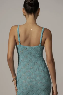 JLUXLABEL Aqua Gabriela Knit Maxi Dress