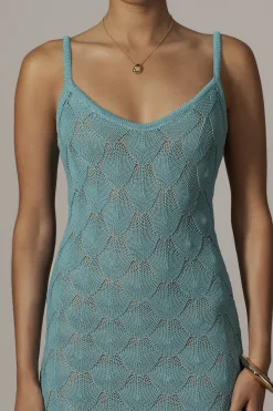 JLUXLABEL Aqua Gabriela Knit Maxi Dress