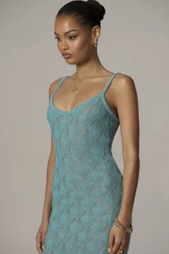 JLUXLABEL Aqua Gabriela Knit Maxi Dress