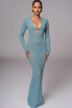 JLUXLABEL Aqua Sol Sweater Knit Dress