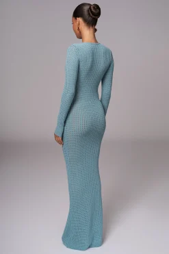 JLUXLABEL Aqua Sol Sweater Knit Dress