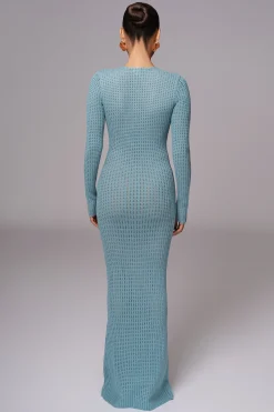 JLUXLABEL Aqua Sol Sweater Knit Dress