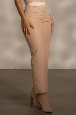 JLUXLABEL Beige Addyson Skirt Set