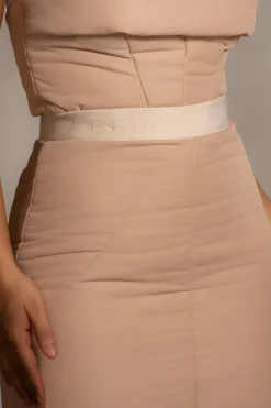 JLUXLABEL Beige Addyson Skirt Set