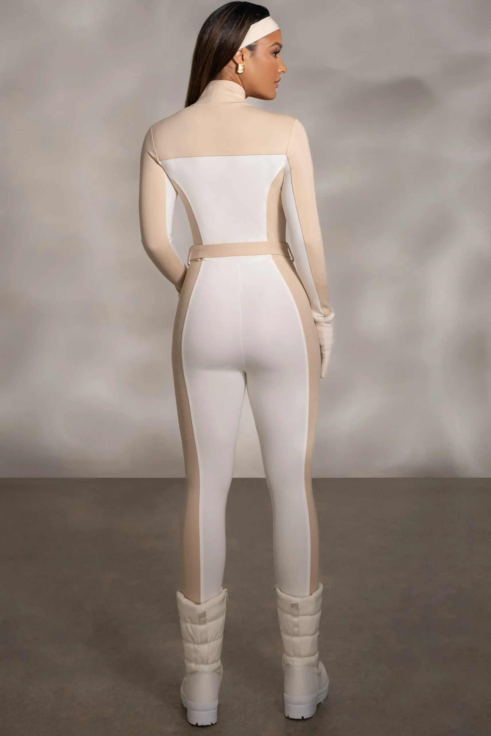 JLUXLABEL Beige Arctic Rush Ski Suit