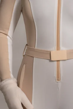 JLUXLABEL Beige Arctic Rush Ski Suit