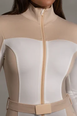 JLUXLABEL Beige Arctic Rush Ski Suit