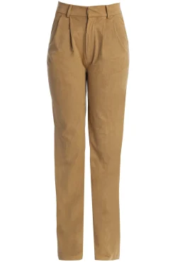 JLUXLABEL Beige Classic High Rise Trousers