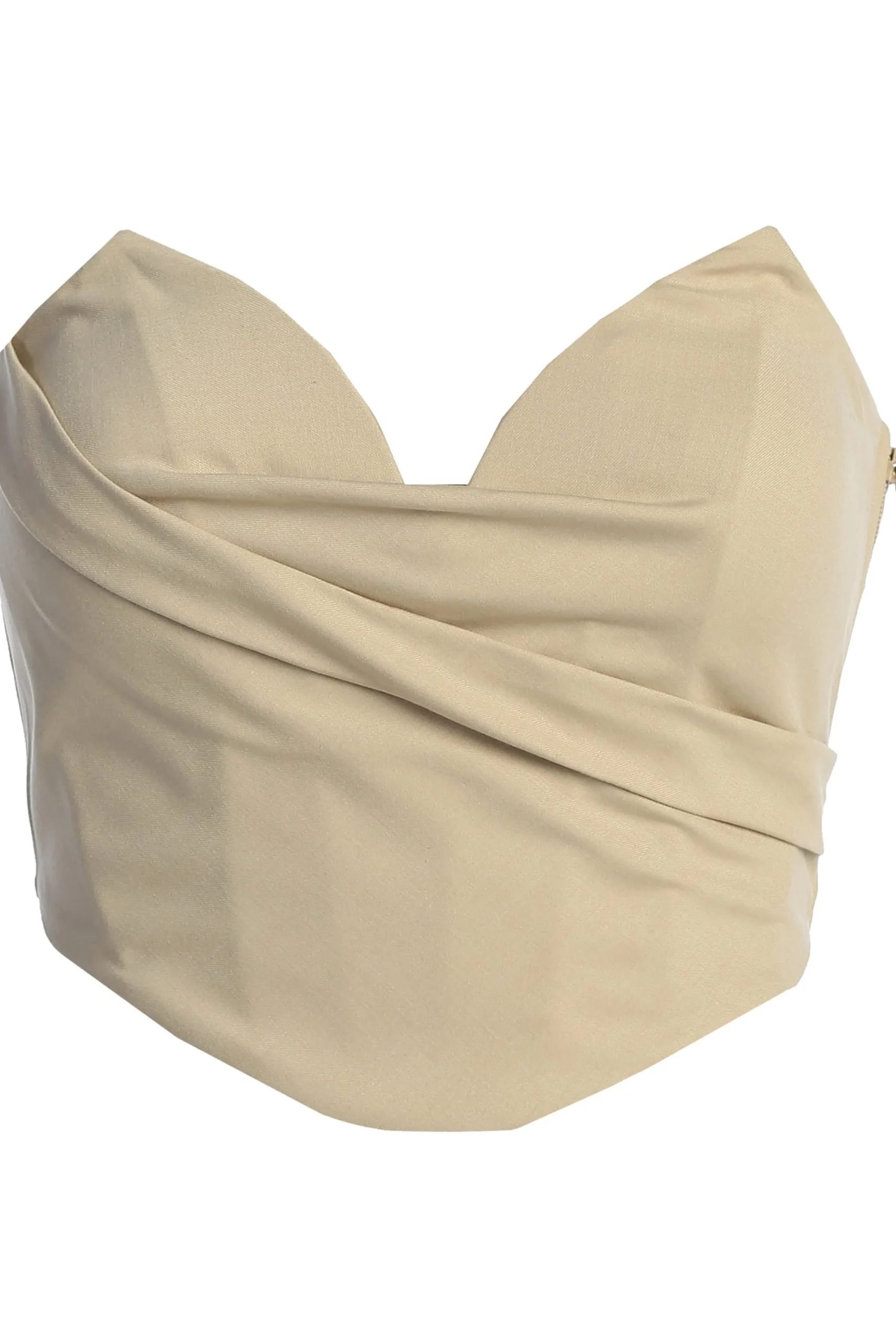 JLUXLABEL Beige Falling For You Corset