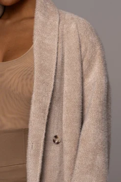 JLUXLABEL Beige Jonah Coat