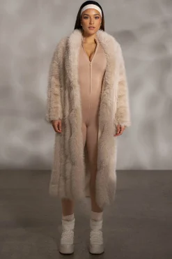 JLUXLABEL Beige Kris Front Zipper Jumpsuit