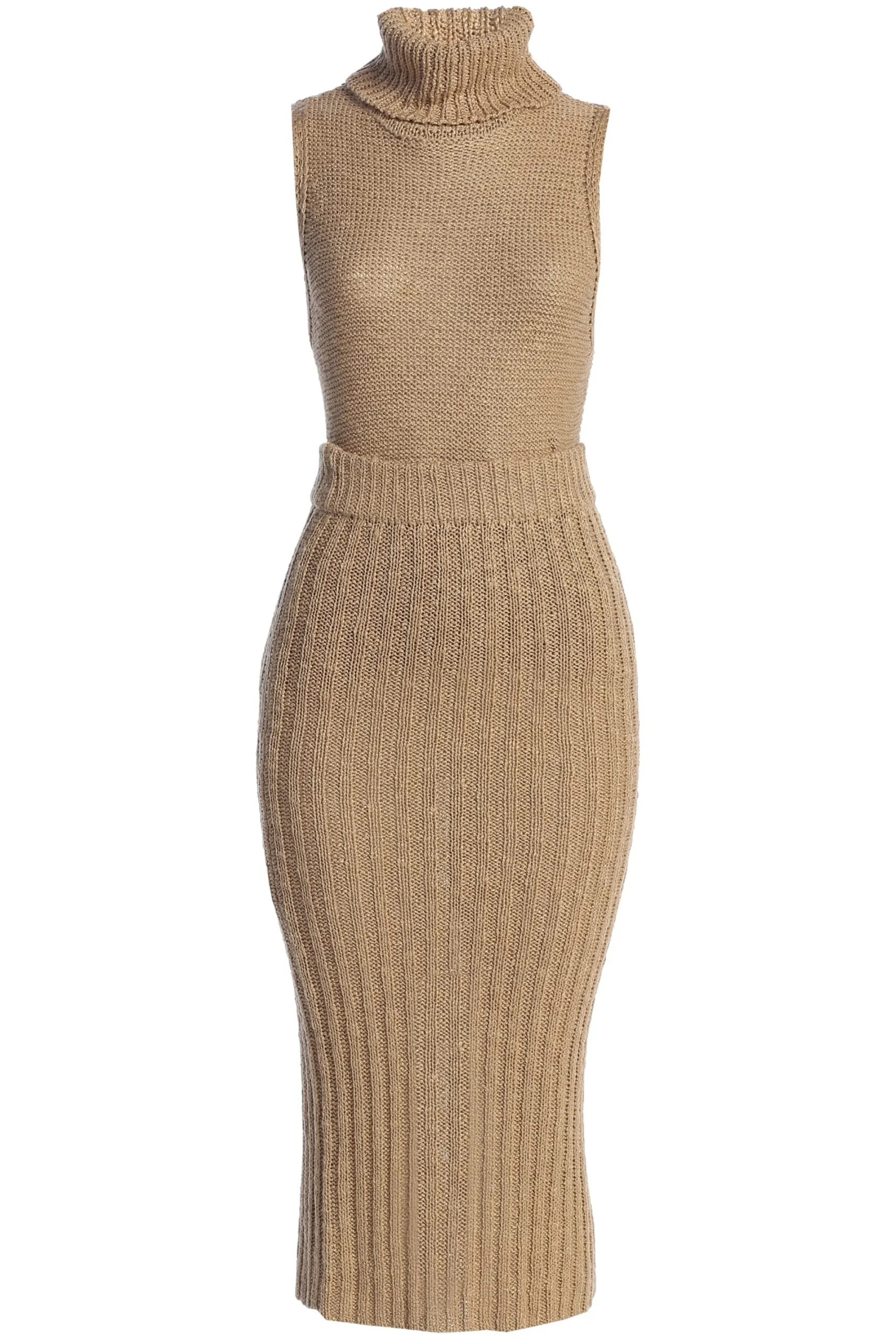 JLUXLABEL Beige Leida Knit Skirt Set