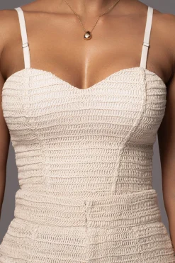 JLUXLABEL Beige Lila Bustier