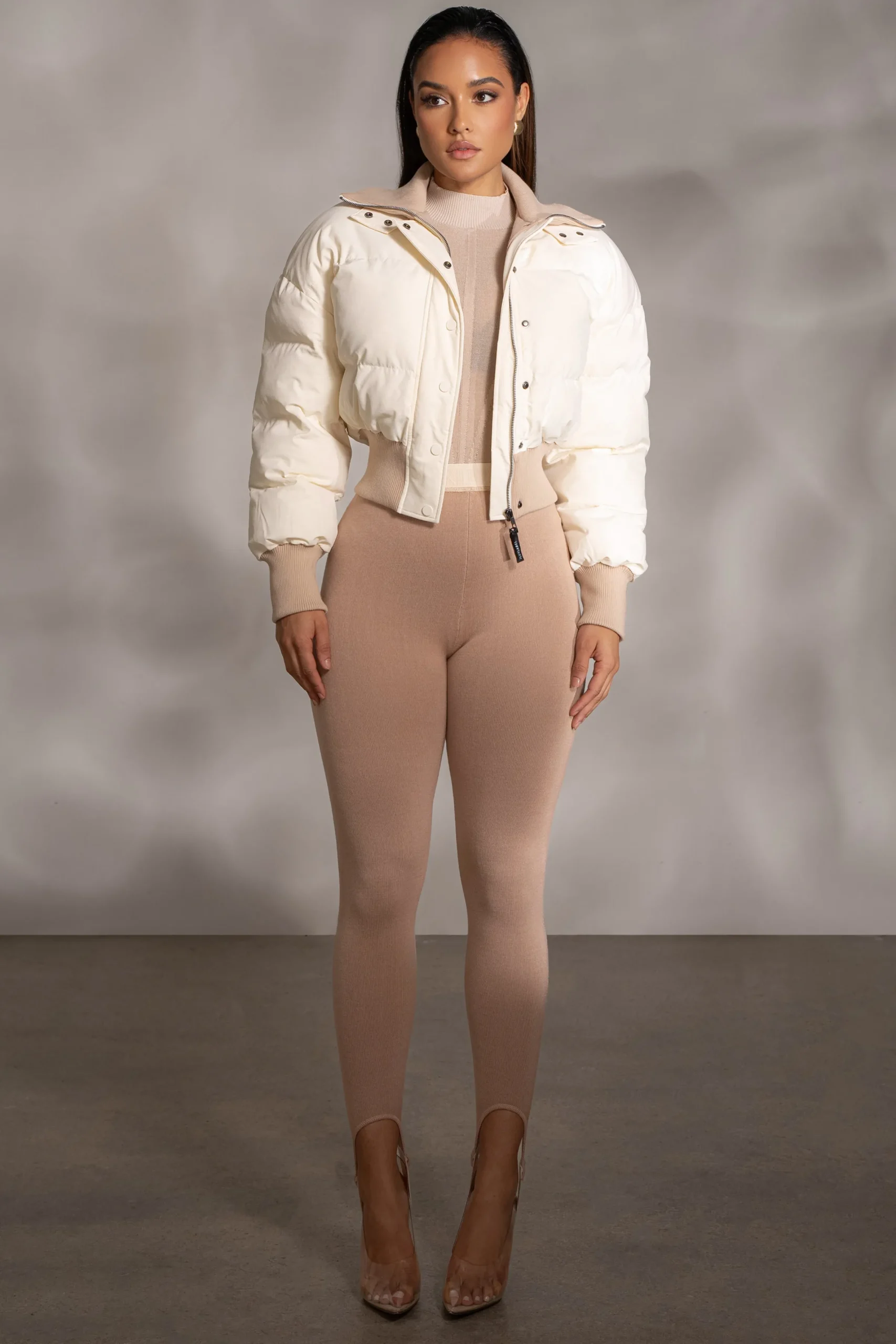 JLUXLABEL Beige Marlow Leggings