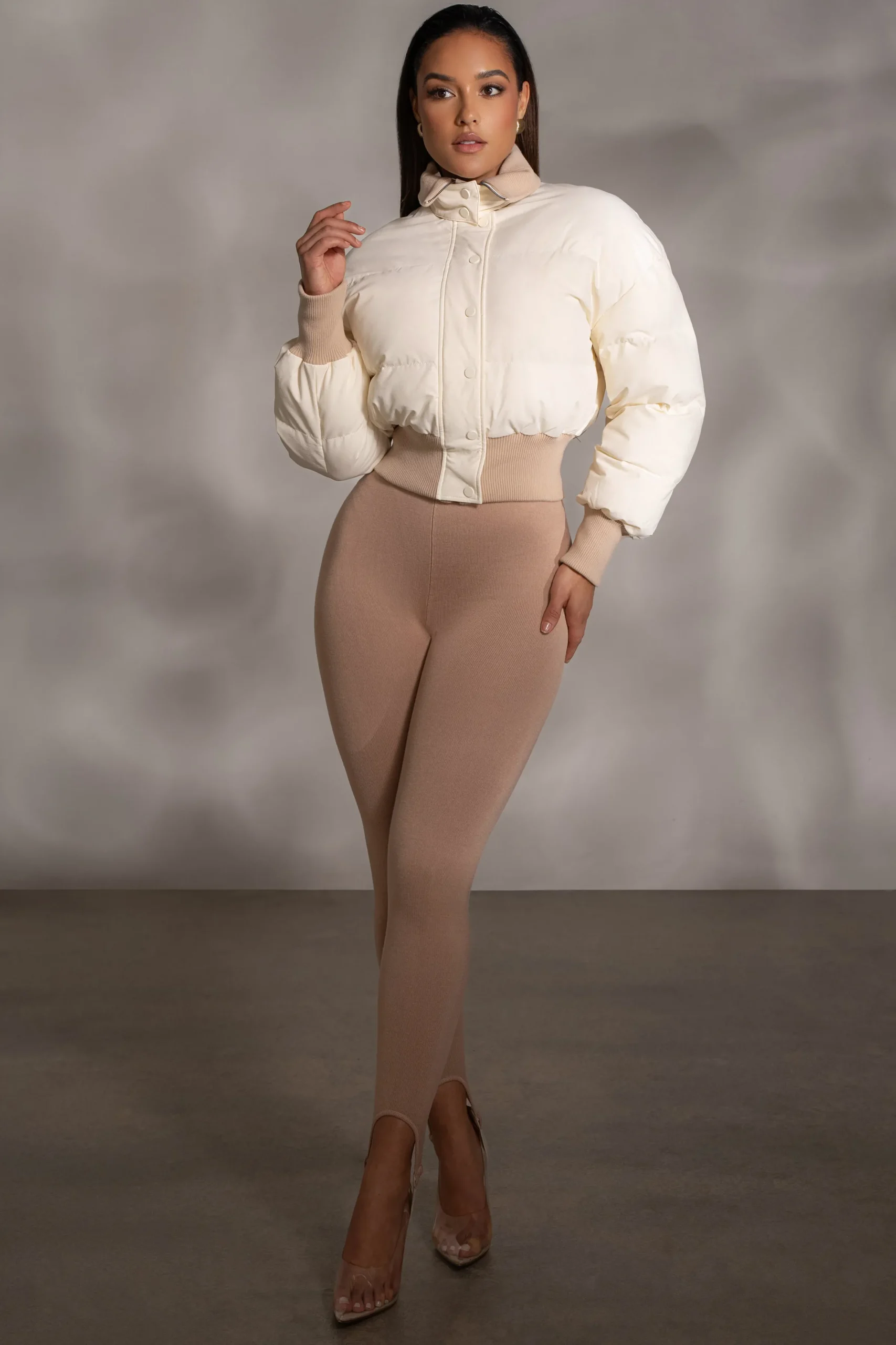 JLUXLABEL Beige Marlow Leggings