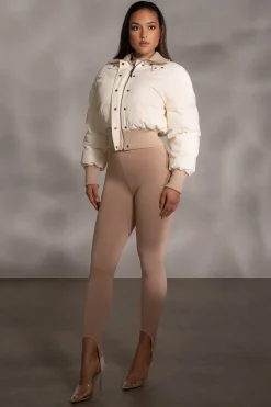 JLUXLABEL Beige Marlow Leggings