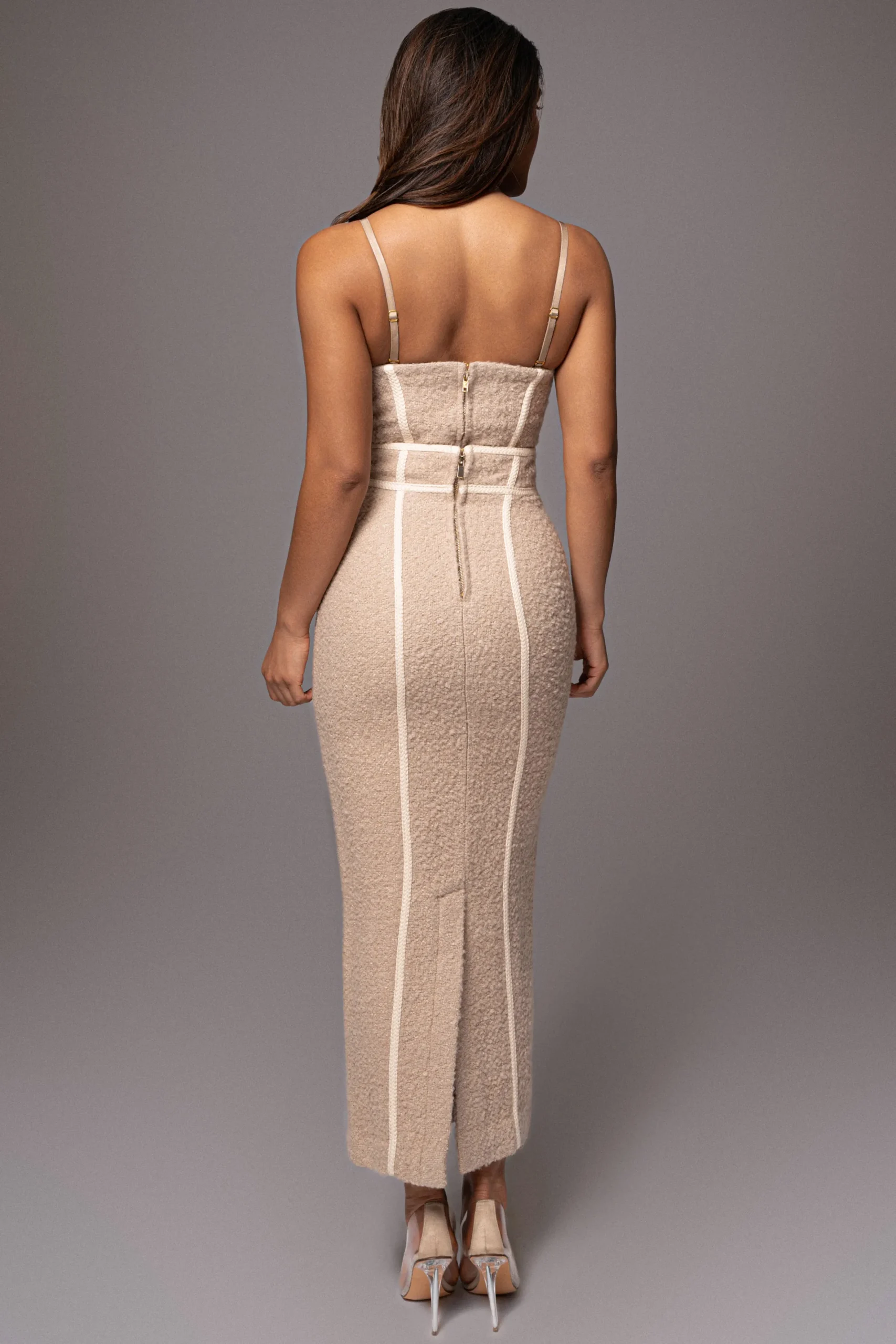 JLUXLABEL Beige Miles Skirt