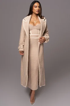JLUXLABEL Beige Miles Skirt