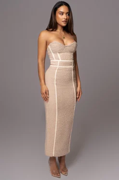 JLUXLABEL Beige Miles Skirt