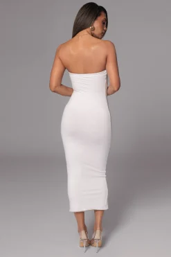 JLUXLABEL Beige/Ivory Shelley Reversible Maxi Dress