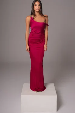 JLUXLABEL Berry Birthday Maxi Dress