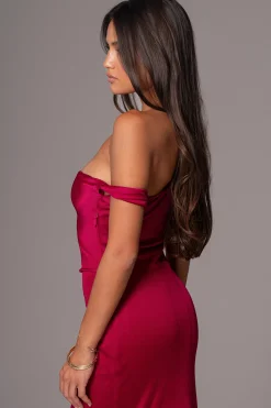 JLUXLABEL Berry Birthday Maxi Dress