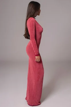 JLUXLABEL Berry/Mauve Ashton Reversible Maxi Dress