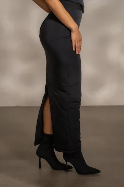 JLUXLABEL Black Addyson Skirt Set