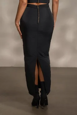 JLUXLABEL Black Addyson Skirt Set