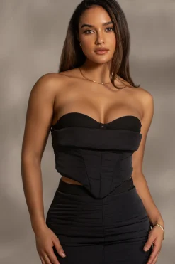 JLUXLABEL Black Addyson Skirt Set