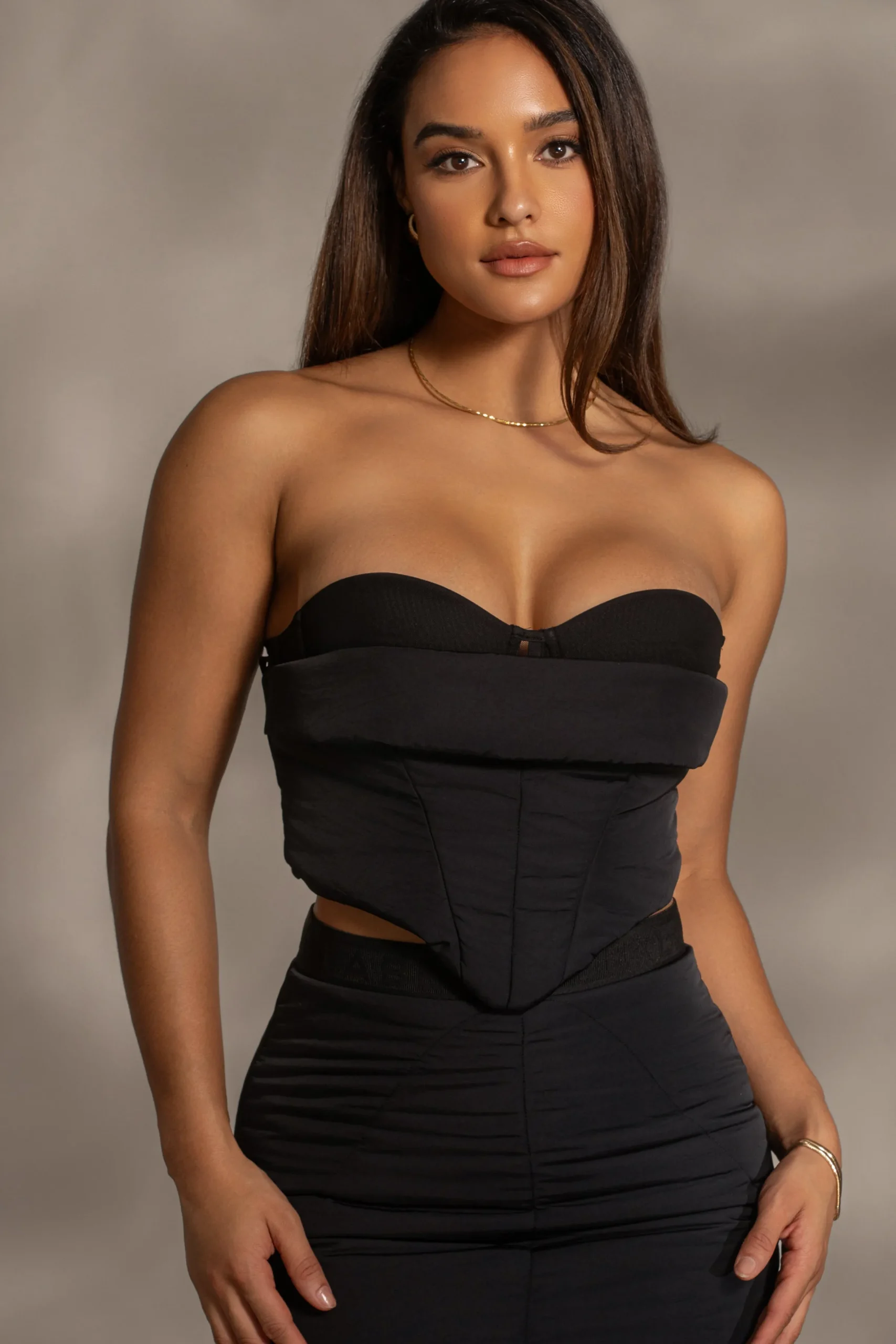 JLUXLABEL Black Addyson Skirt Set
