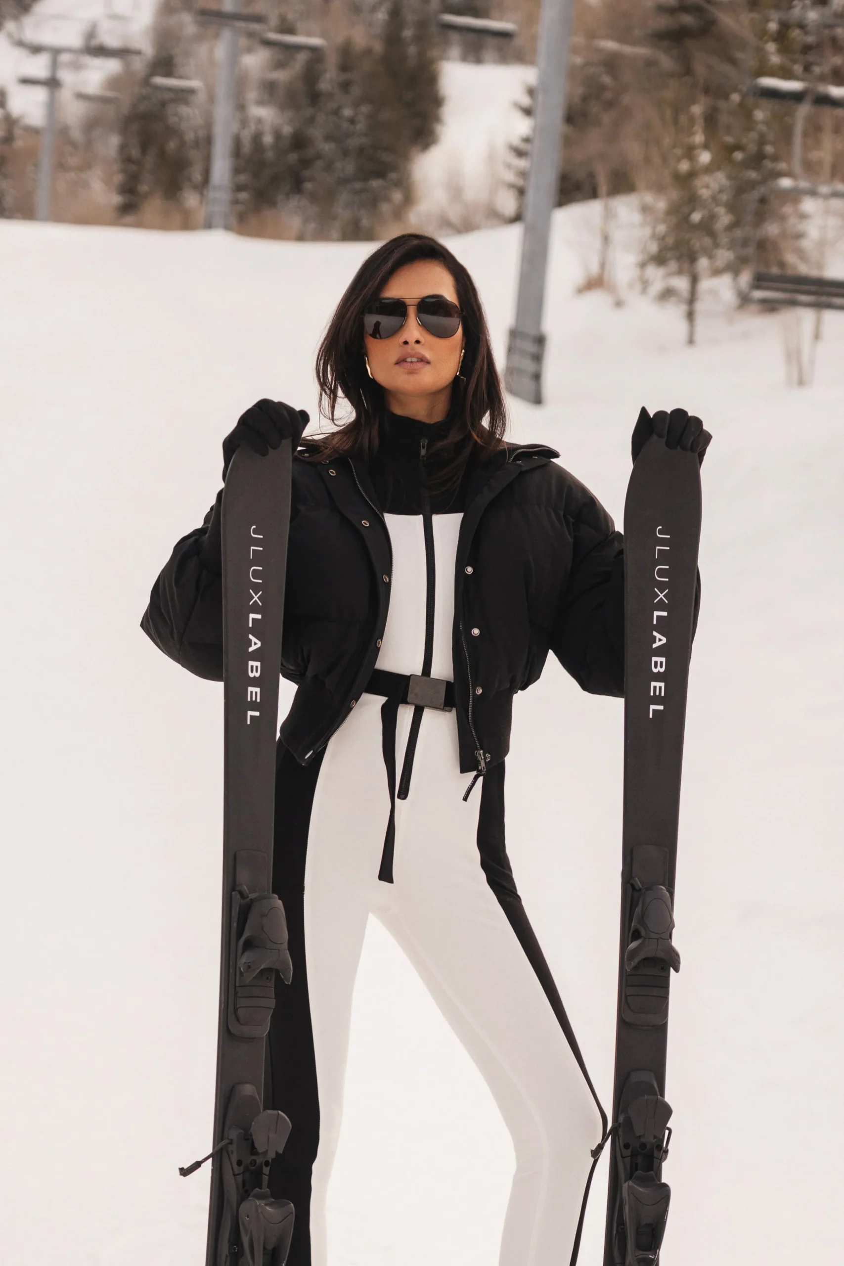 JLUXLABEL Black Arctic Rush Ski Suit
