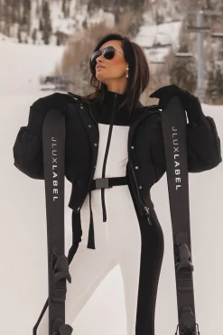 JLUXLABEL Black Arctic Rush Ski Suit