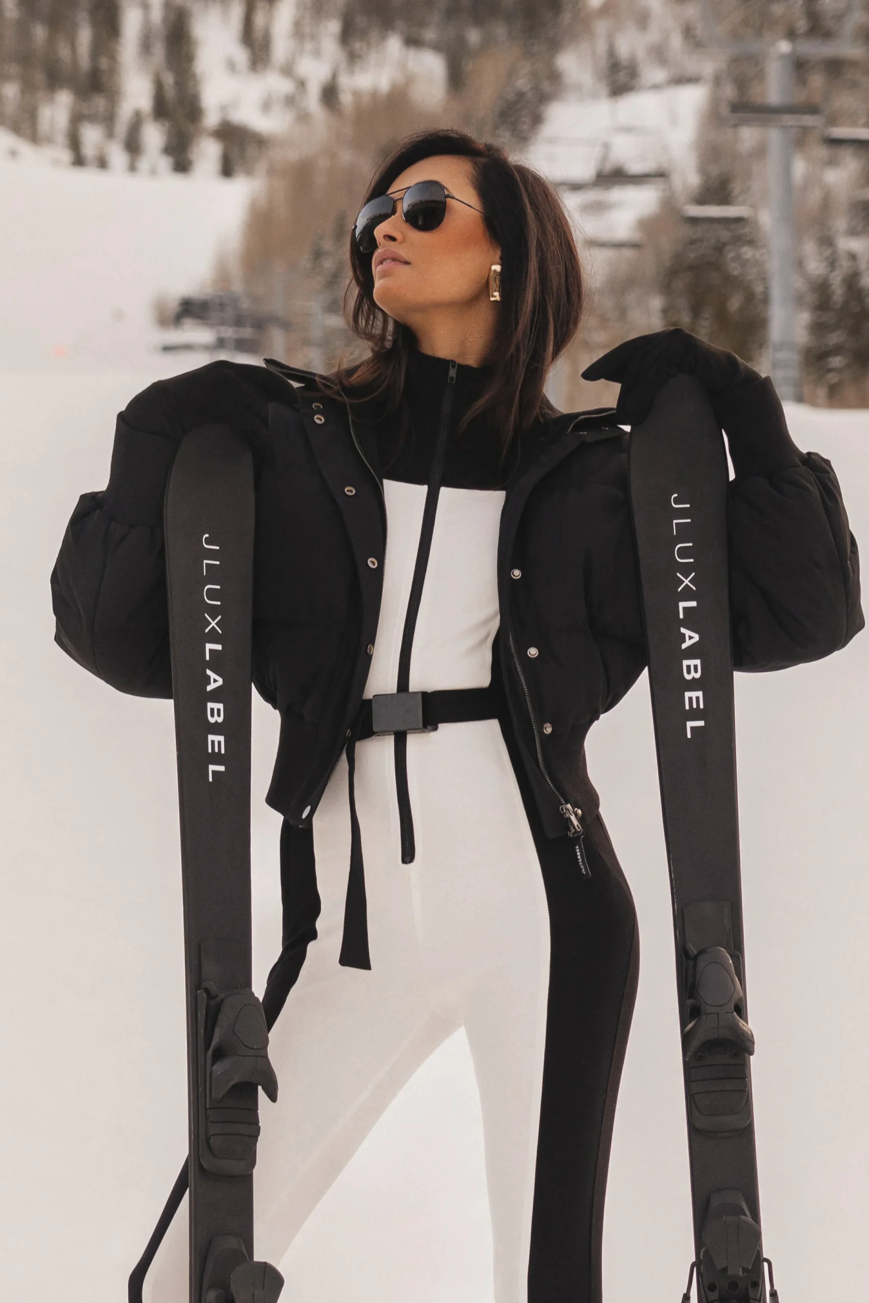 JLUXLABEL Black Arctic Rush Ski Suit