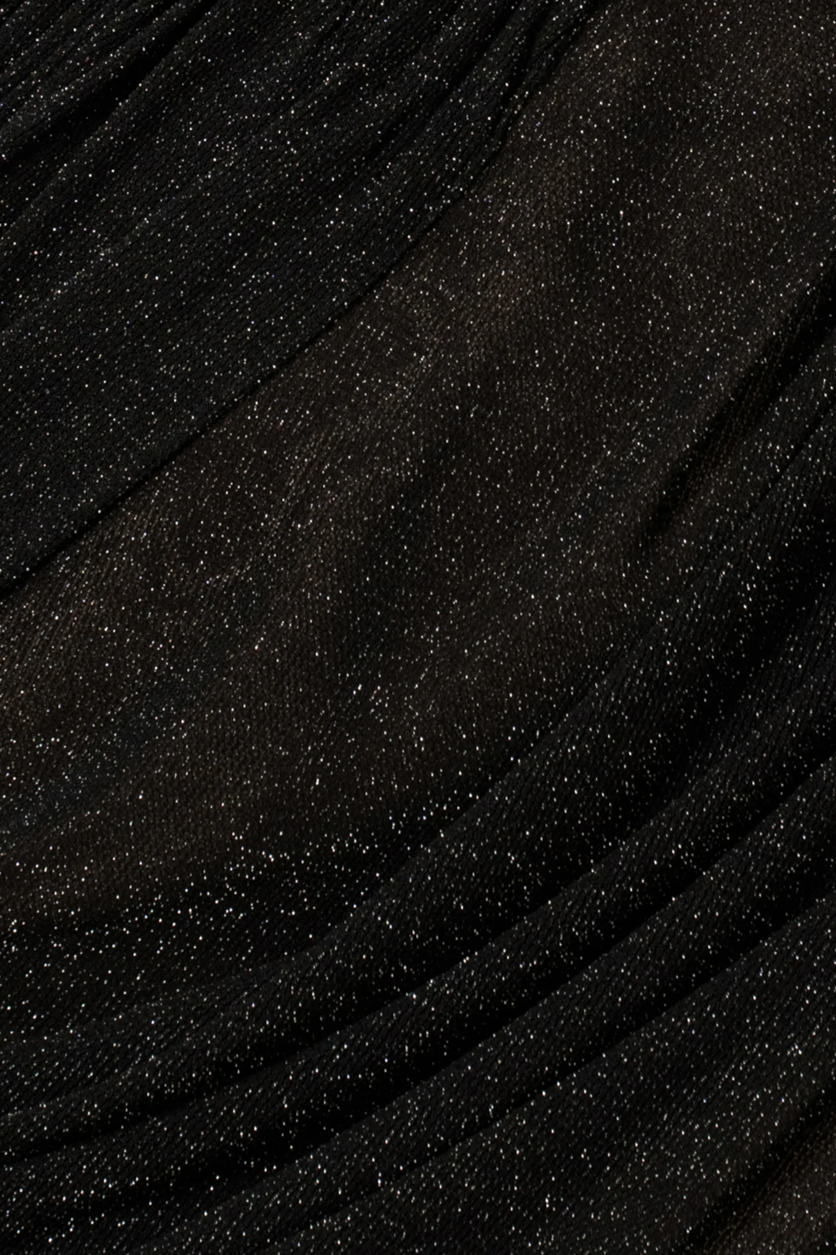 JLUXLABEL Black Aura Shimmer Midi Dress