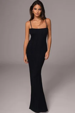 JLUXLABEL Black Cabana Views Crochet Dress