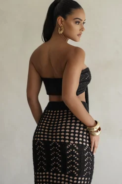 JLUXLABEL Black Caribbean Skies Skirt Set
