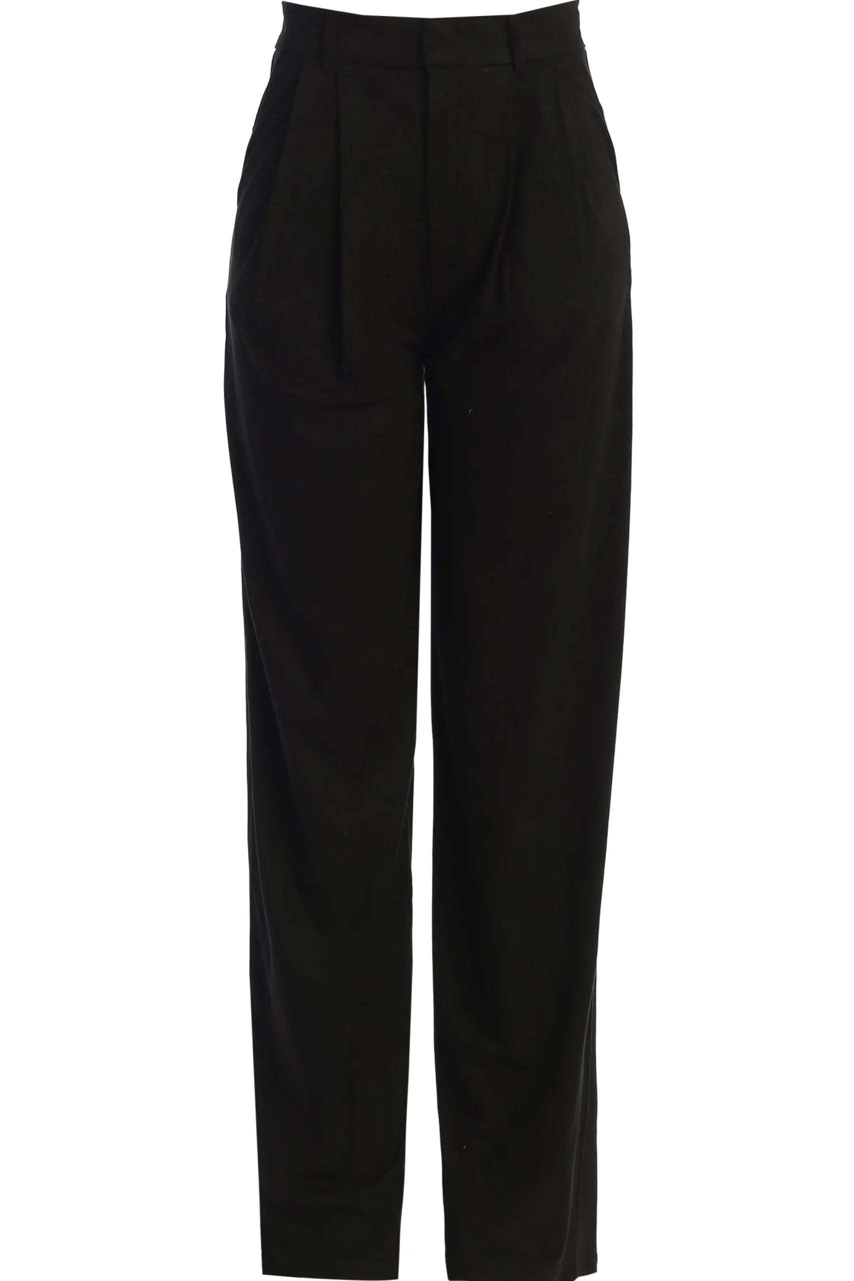 JLUXLABEL Black Classic High Rise Trousers