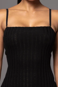 JLUXLABEL Black Cosmo Mini Dress