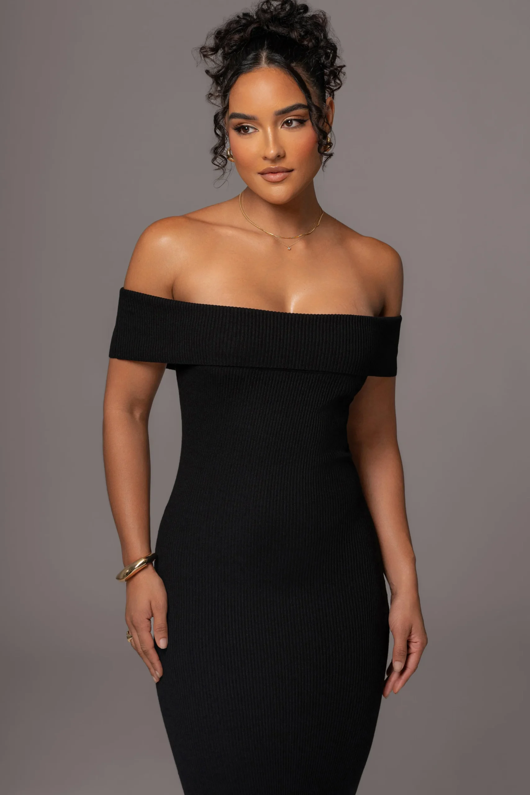 JLUXLABEL Black Custom Maxi Dress