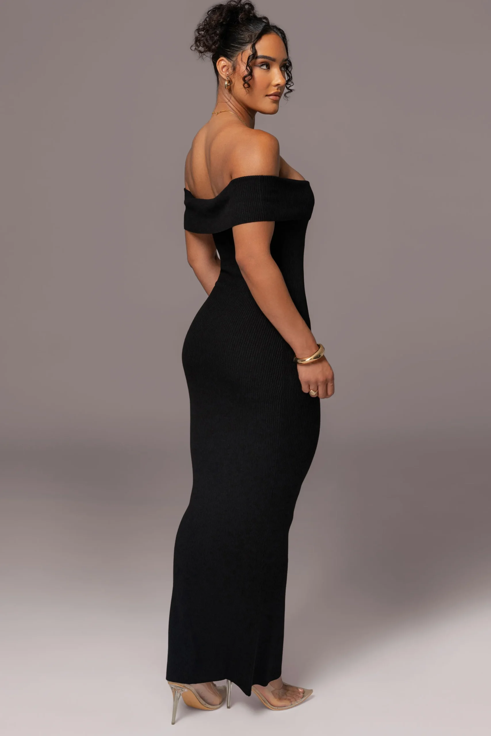 JLUXLABEL Black Custom Maxi Dress