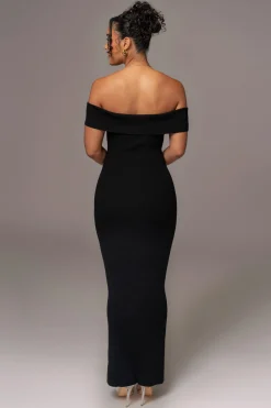 JLUXLABEL Black Custom Maxi Dress
