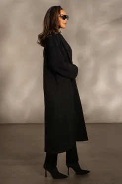 JLUXLABEL Black Dion Oversized Coat