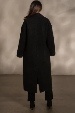 JLUXLABEL Black Dion Oversized Coat