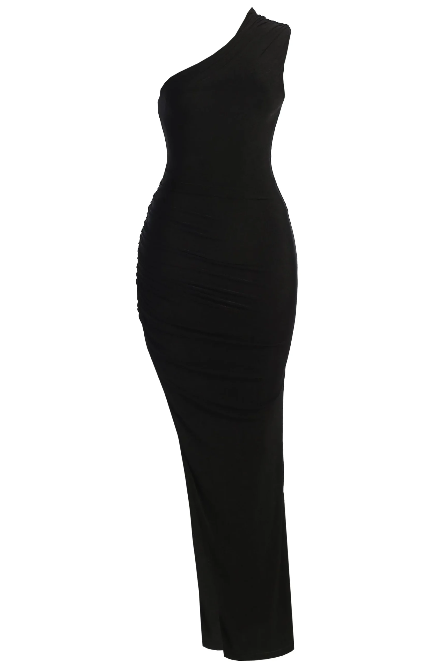 JLUXLABEL Black Eden One Shoulder Maxi Dress