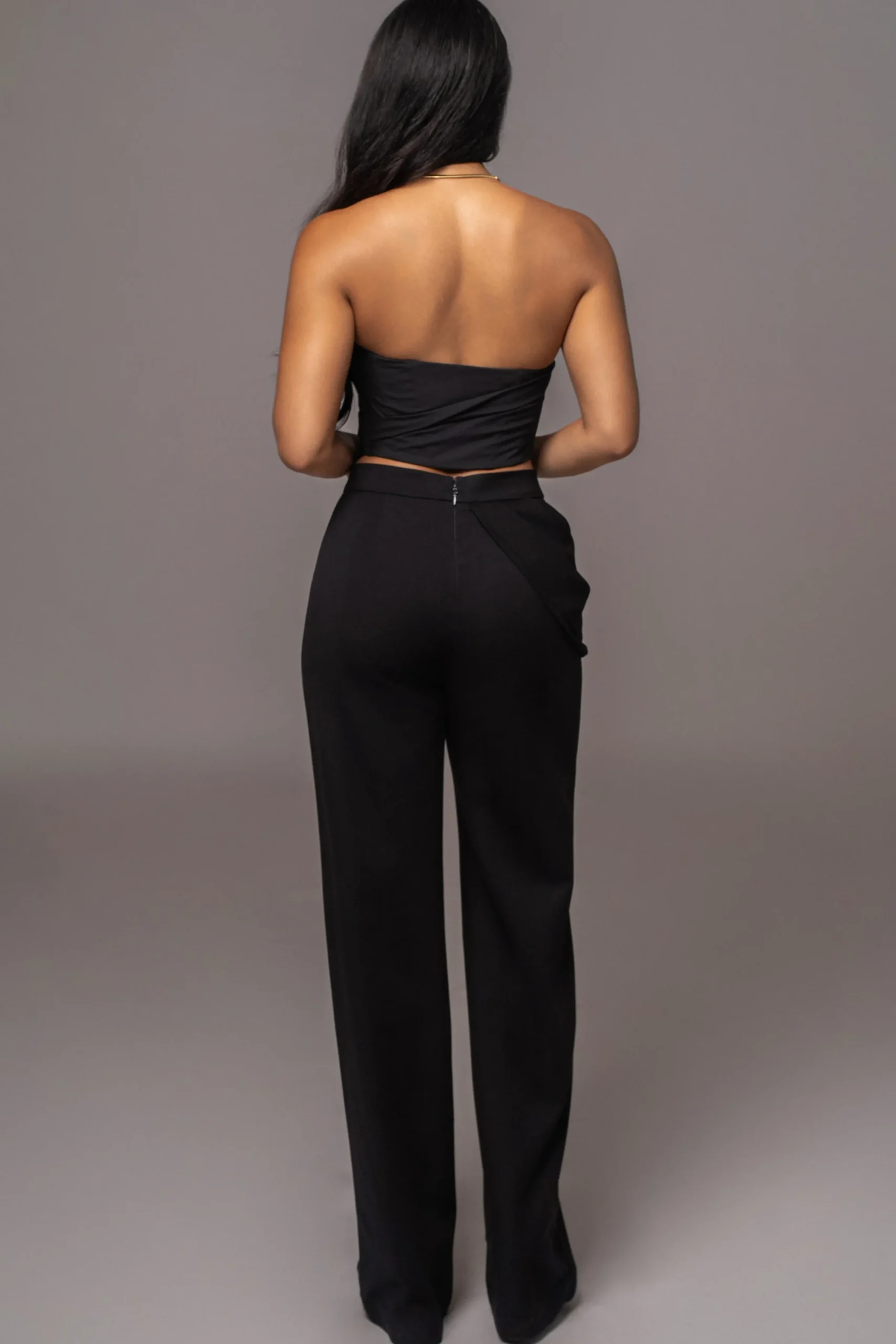 JLUXLABEL Black Falling For You Corset