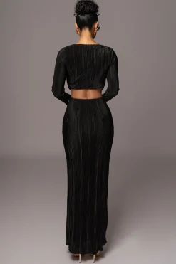 JLUXLABEL Black Haidyn Skirt Set