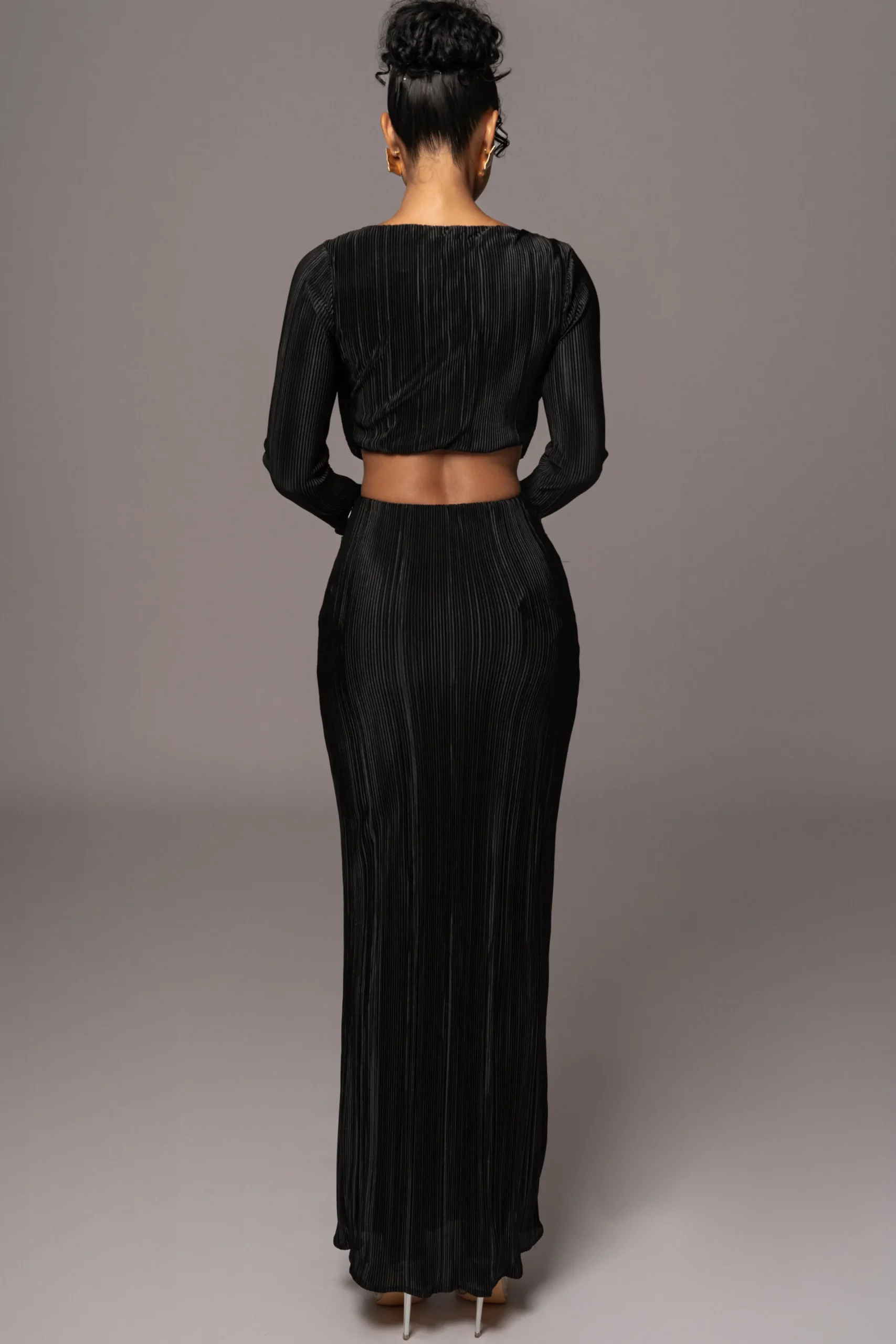 JLUXLABEL Black Haidyn Skirt Set