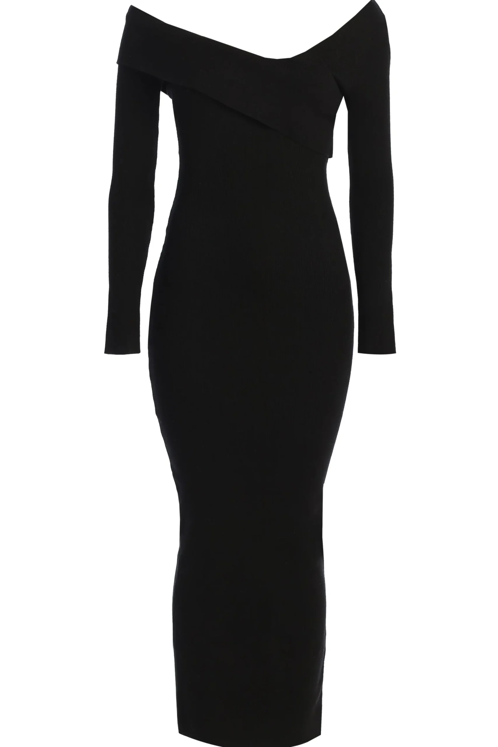 JLUXLABEL Black Harper Knit Maxi Dress