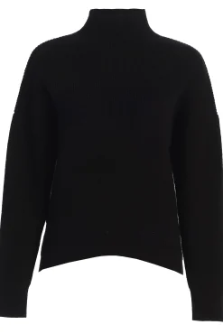 JLUXLABEL Black Jenni Turtleneck Sweater Top